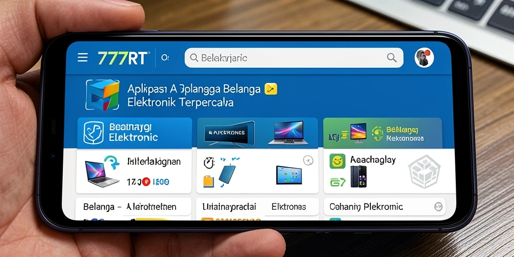 Tampilan antarmuka aplikasi 777RT yang modern dan user-friendly.
