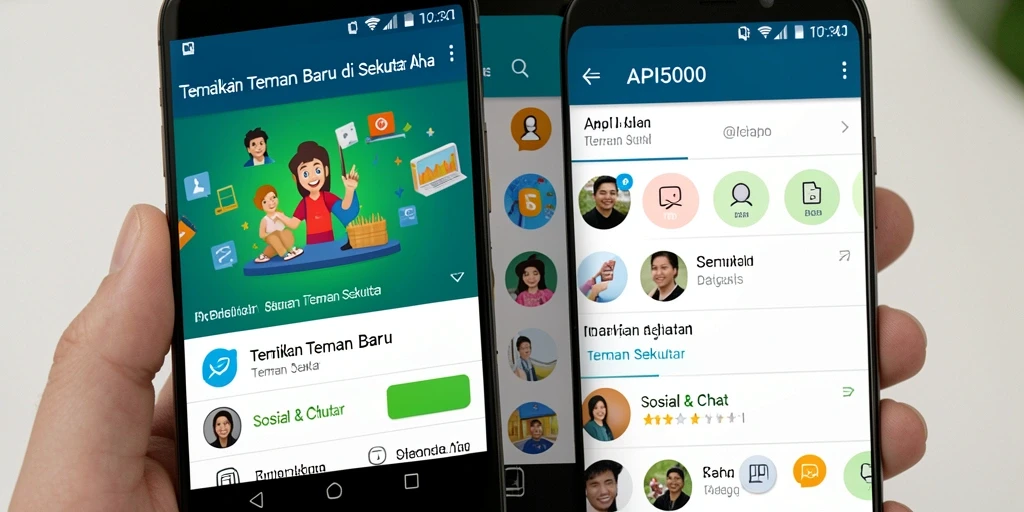 Tampilan antarmuka pengguna API5000 yang modern dan interaktif.