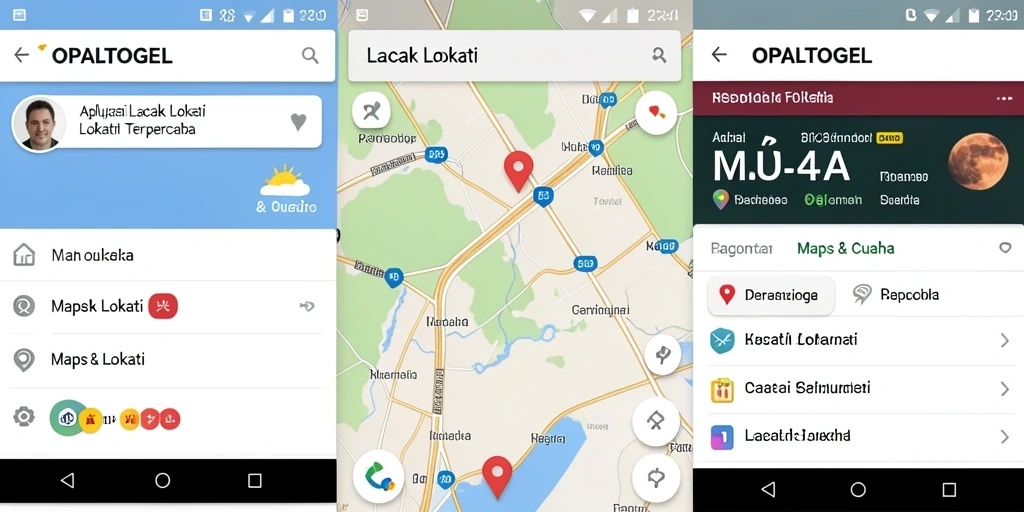 Tampilan antarmuka OPALTOGEL yang sederhana dan fungsional.